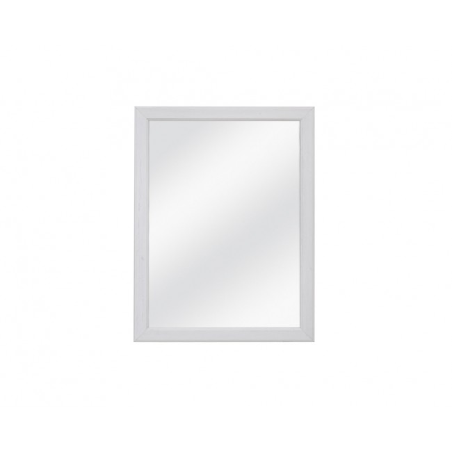 Καθρέπτης "RUSTIC" σε ρουστίκ λευκό χρώμα 75x98x2