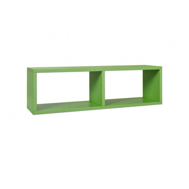 Ράφι "NUMERO" κρεμαστό σε πράσινο χρώμα 80x20x23,5