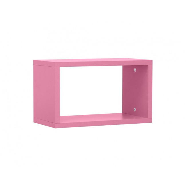 Ράφι "NUMERO" κρεμαστό σε χρώμα ροζ 40x20x23,5