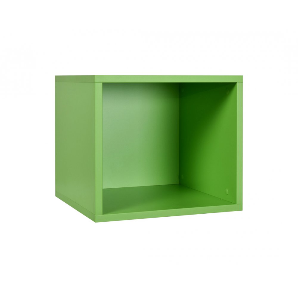 Ράφι κασέτα "NUMERO" σε χρώμα πράσινο 36,5x40x35