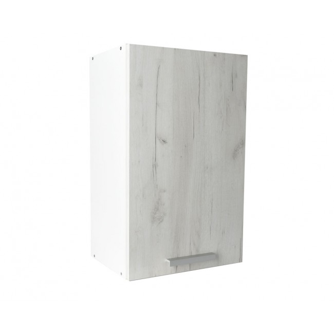 Πάνω ντουλάπι κουζίνας "IN" σε λευκό δρύς χρώμα 45x31x72