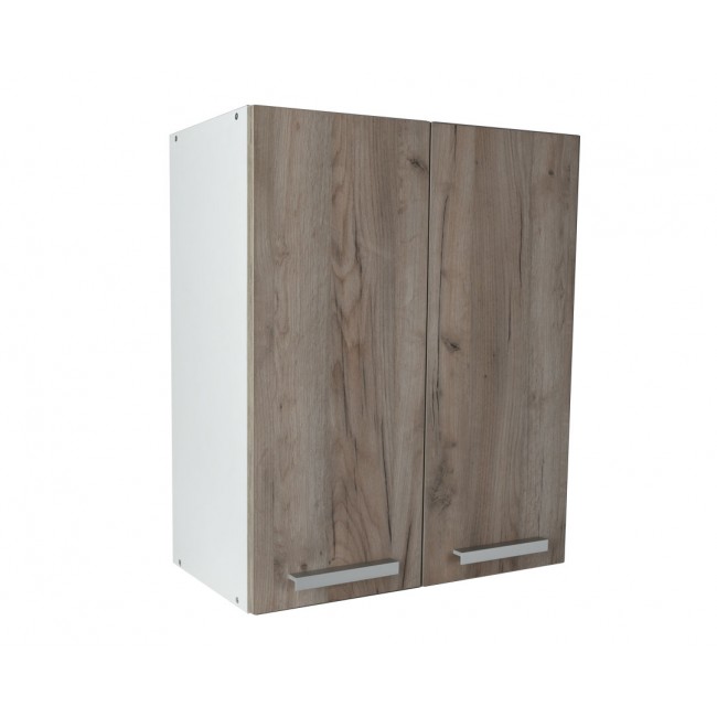 Πάνω ντουλάπι κουζίνας "IN" σε γκρι δρύς χρώμα 60x31x72