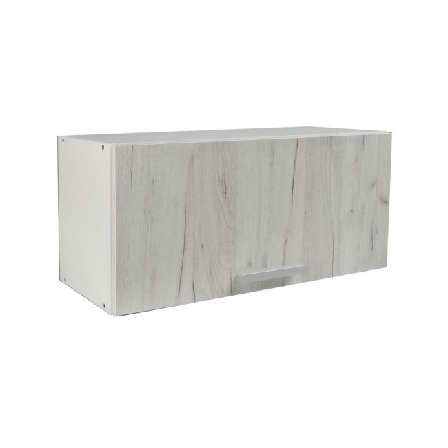 Κρεμαστό ντουλάπι κουζίνας "ΙΝ" σε λευκό δρύς χρώμα 80x31x36