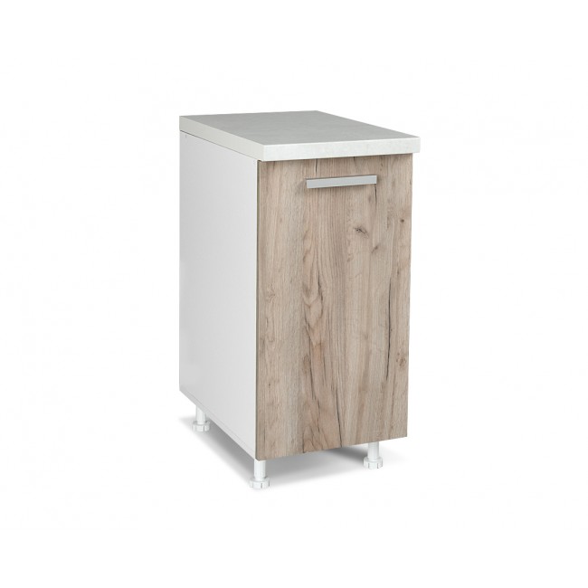 Κάτω ντουλάπι "ΙΝ" σε γκρι δρύς χρώμα 40x60x85