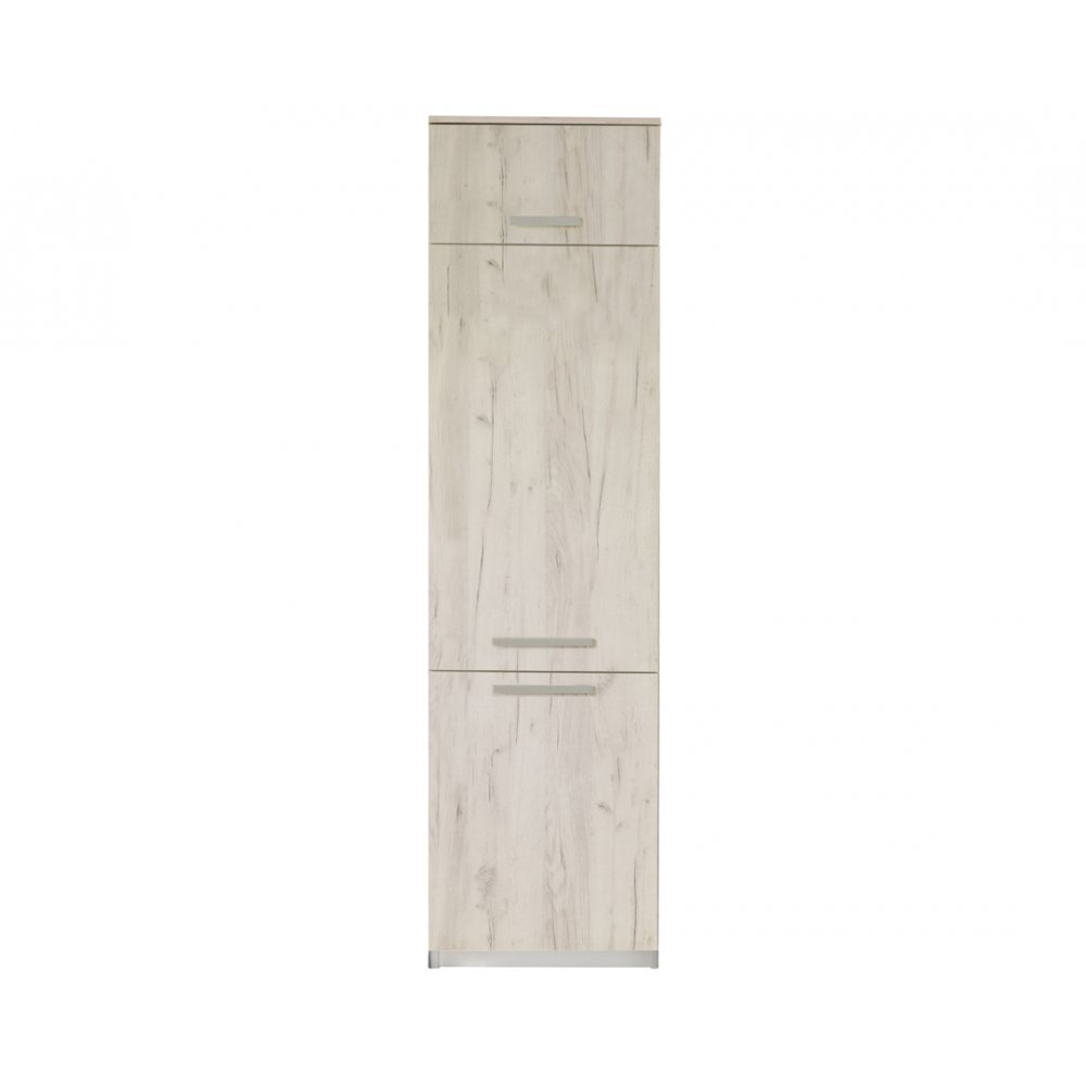 Ντουλάπι ψυγείου "ΙΝ" σε λευκό δρύς χρώμα 60x57x222