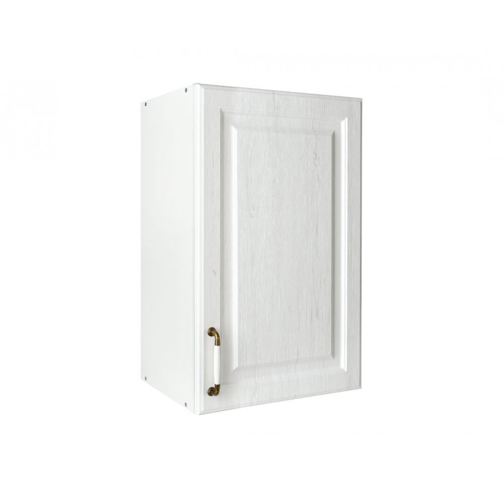 Πάνω ντουλάπι κουζίνας "RUSTIK" σε λευκό ρουστίκ χρώμα 45x31x72