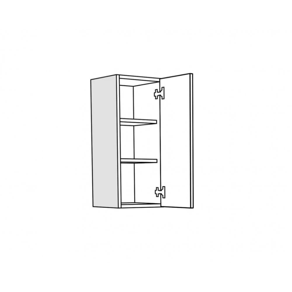 Πάνω ντουλάπι κουζίνας "IN" σε χρώμα της άμμου ματ 30x31x72