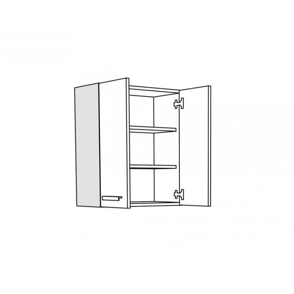 Πάνω ντουλάπι κουζίνας "IN" σε χρώμα της άμμου ματ 60x31x72