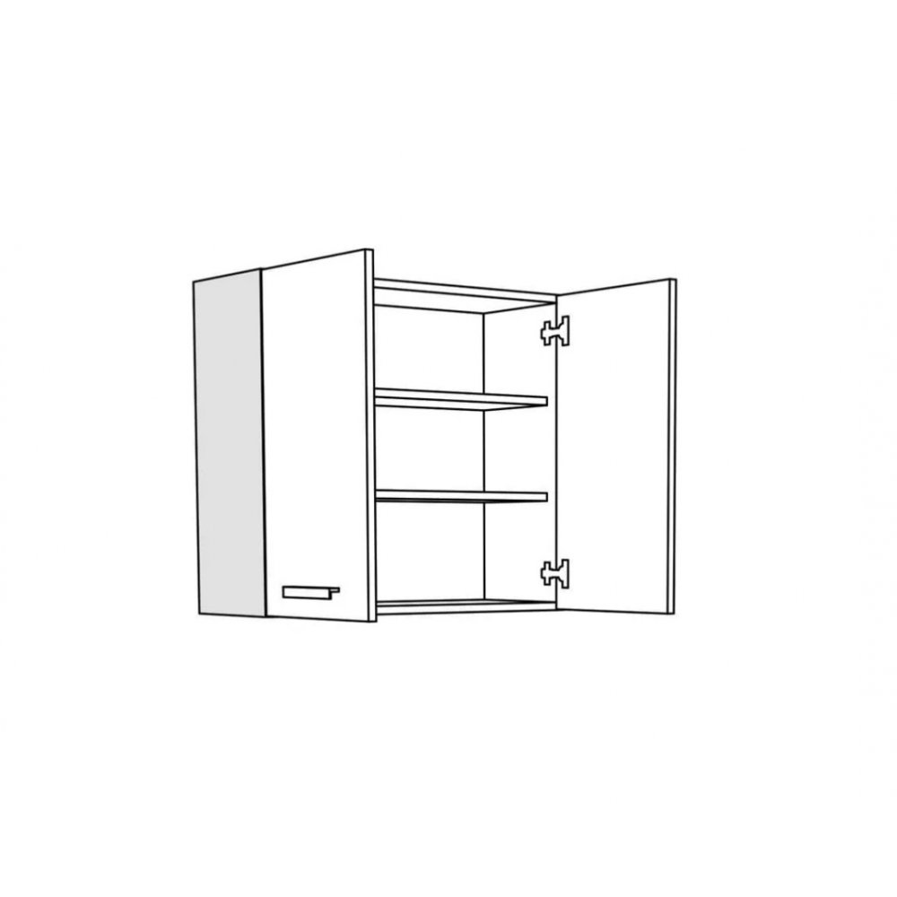 Πάνω ντουλάπι κουζίνας "IN" σε χρώμα της άμμου ματ 80x31x72