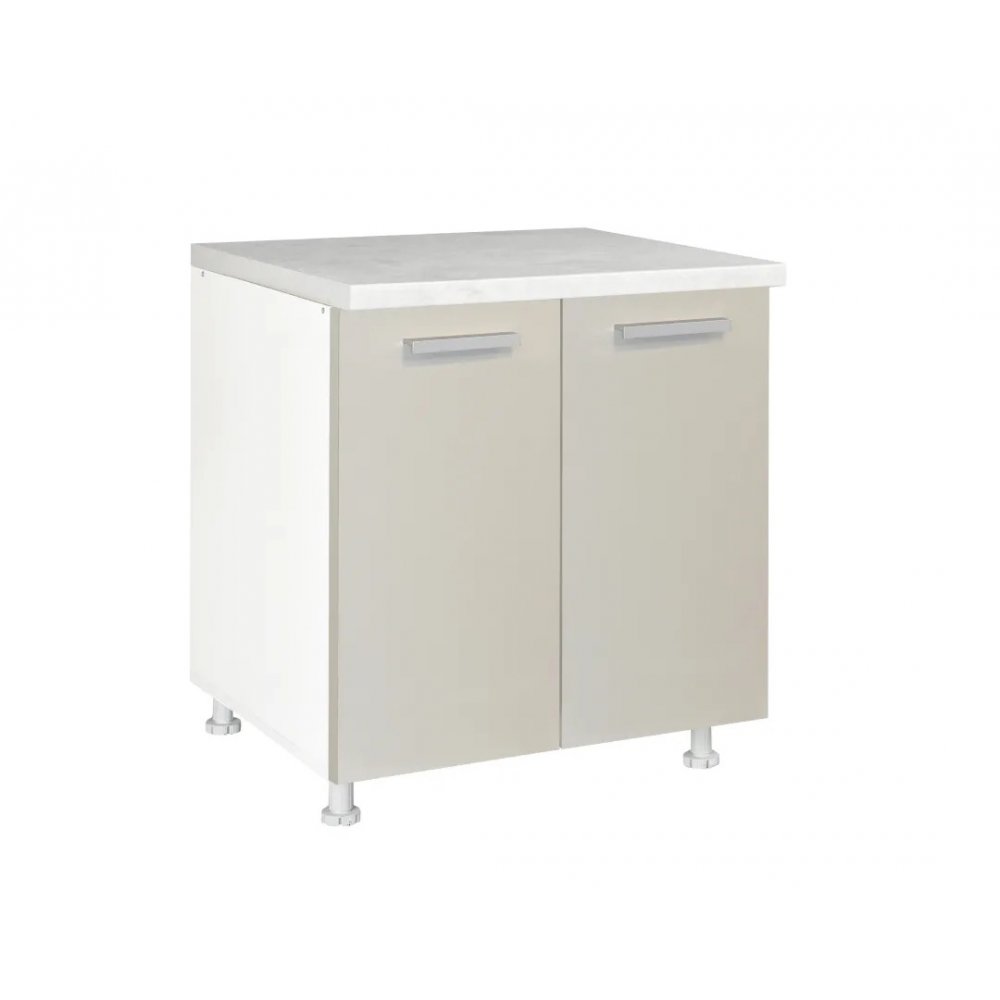 Κάτω ντουλάπι "ΙΝ" σε χρώμα της άμμου ματ 80x60x85