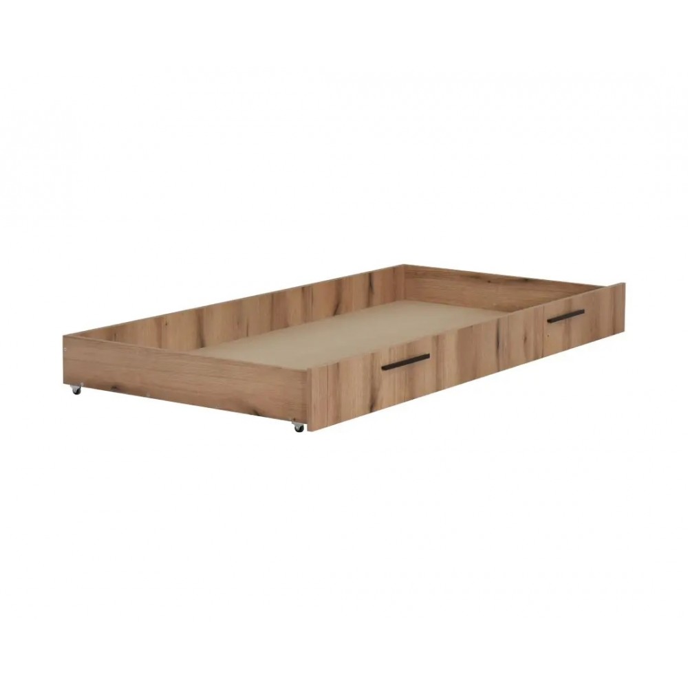 Συρτάρι αποθήκευσης "KALIOPA" τροχήλατο σε χρώμα φυσικό/δρυς 199x94x19