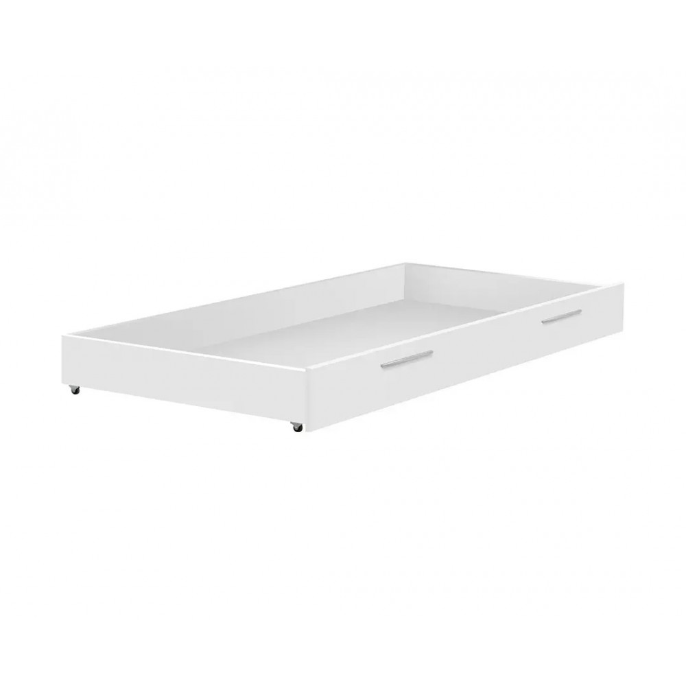 Συρτάρι αποθήκευσης "KALIOPA" τροχήλατο σε χρώμα λευκό 199x94x19