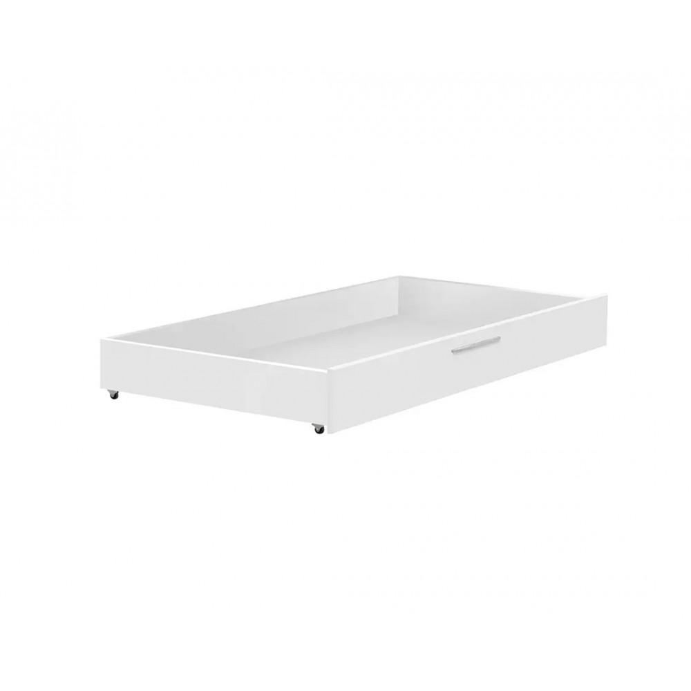 Συρτάρι αποθήκευσης "KALIOPA" τροχήλατο σε χρώμα λευκό 120x77.6x19