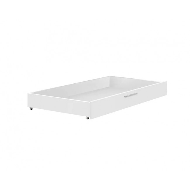 Συρτάρι αποθήκευσης "KALIOPA" τροχήλατο σε χρώμα λευκό 120x77.6x19