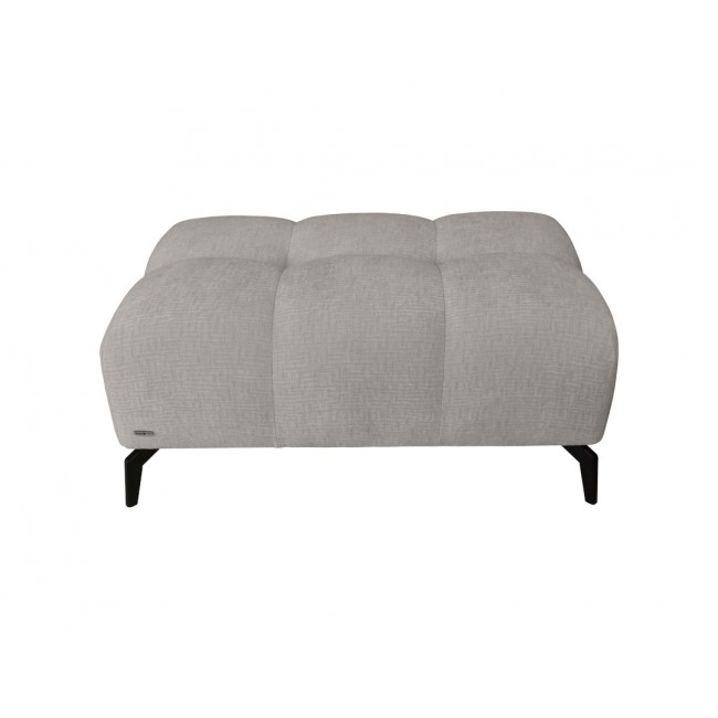 Ταμπουρέ "CASABLANCA" από ύφασμα σε χρώμα γκρι 102x64x45