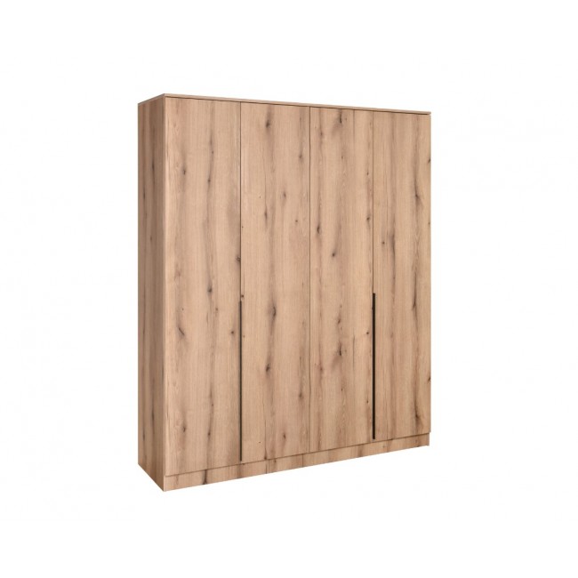 Ντουλάπα τετράφυλλη "DREAM" ανοιγόμενη σε χρώμα artisan 180x52.5x215