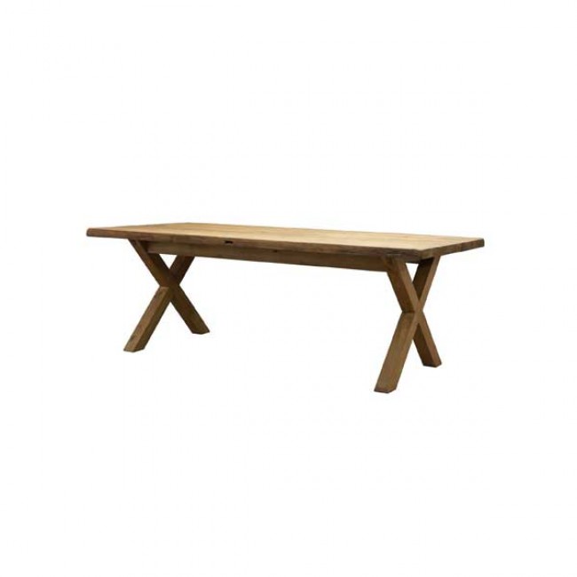 Τραπέζι "VINTAGE" από ξύλο σε φυσικό χρώμα 220x100x76