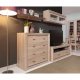 Βιτρίνα τοίχου "LARSA"σε χρώμα σονόμα-δρυς 137x26x42 Βιτρίνα τοίχου "LARSA"σε χρώμα σονόμα-δρυς 137x26x42