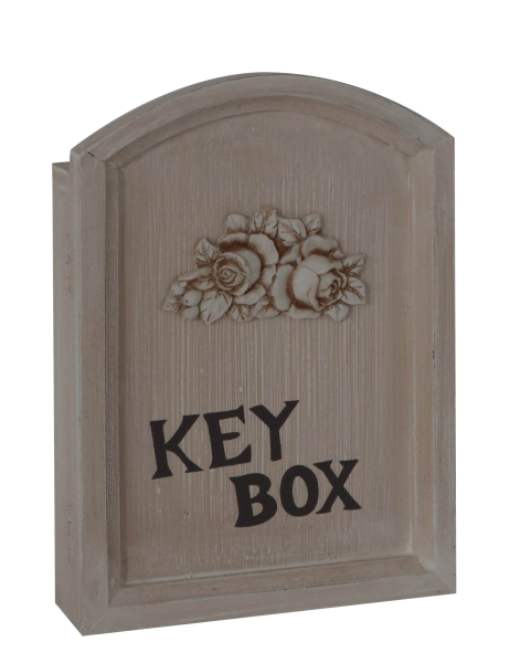 Κλειδοθήκη “MADY” με σχέδιο σε χρώμα antique μπεζ 17,5x5x24,5