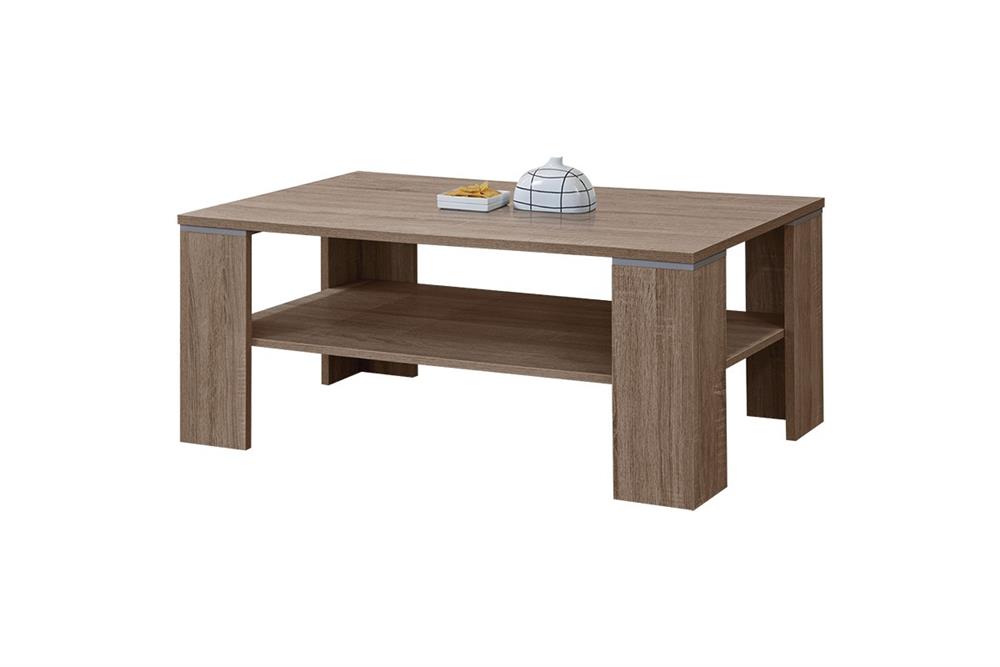 Τραπεζάκι σαλονιού σε χρώμα σταχτί 100x60x43