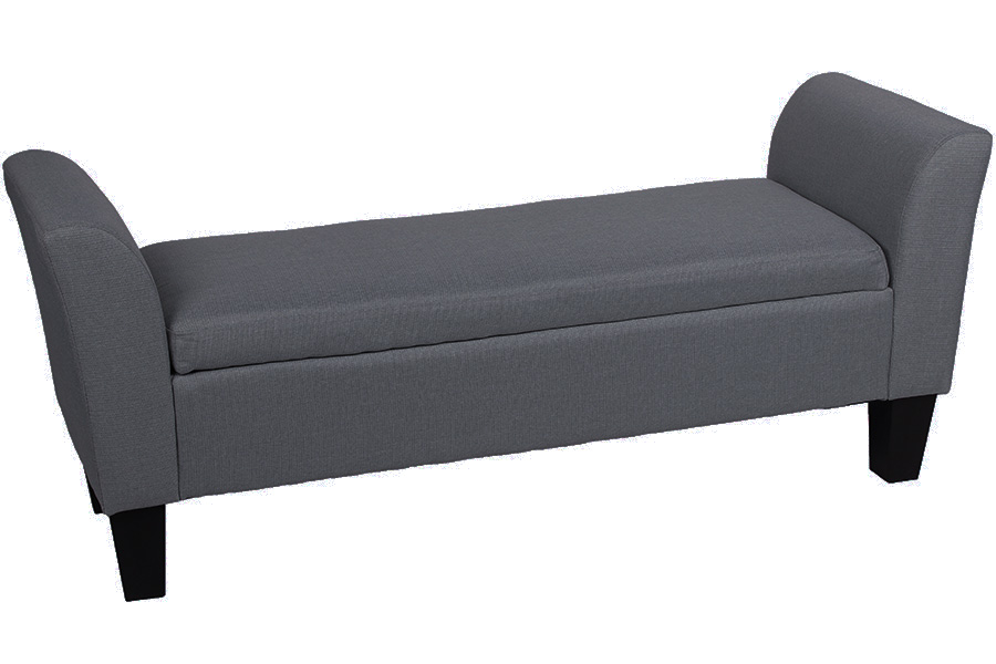 Καναπεδάκι “VALDANO” σε χρώμα γκρι 145x49x62