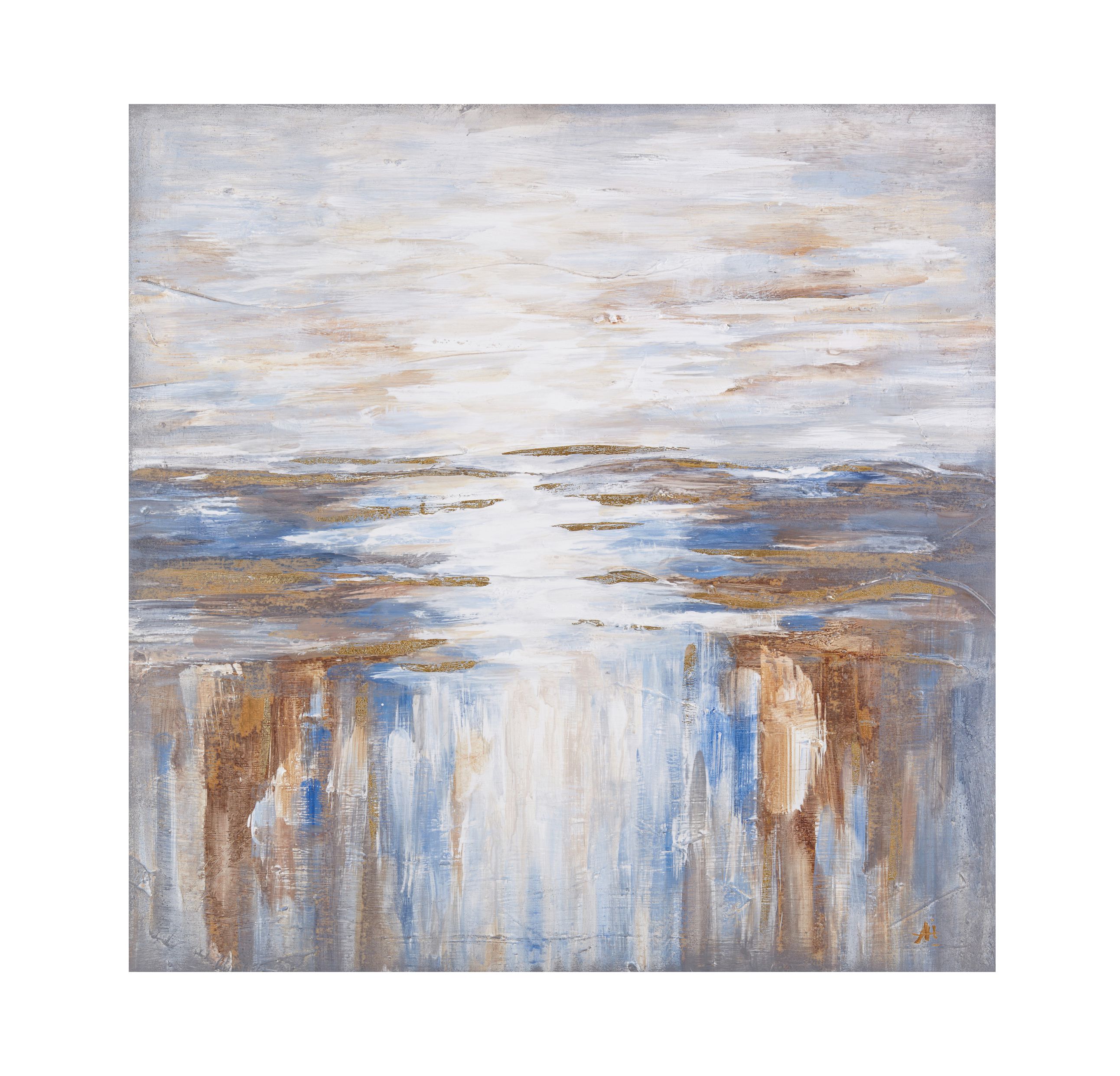 Πίνακας από καμβά “ΘΑΛΑΣΣΑ” 80×80