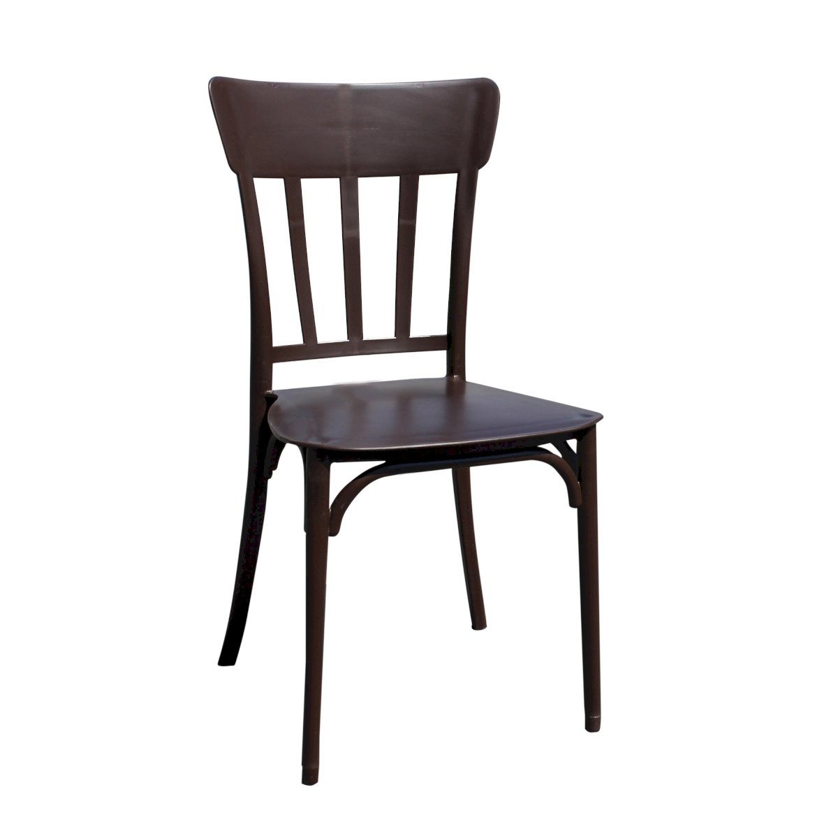 Καρέκλα “ΜΙΝΑ” από PP σε χρώμα σκούρο καφέ 42x42x90