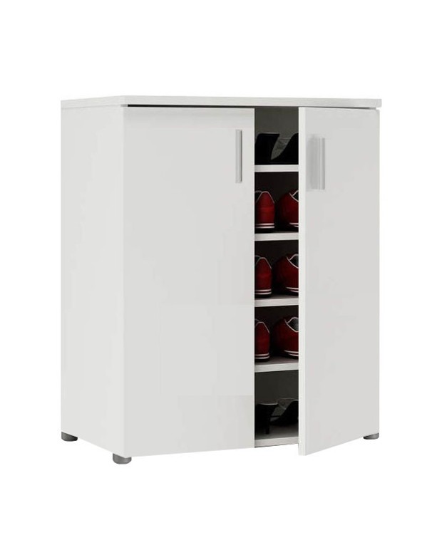 Παπουτσοθήκη “STORY” σε λευκό χρώμα 60x30x83