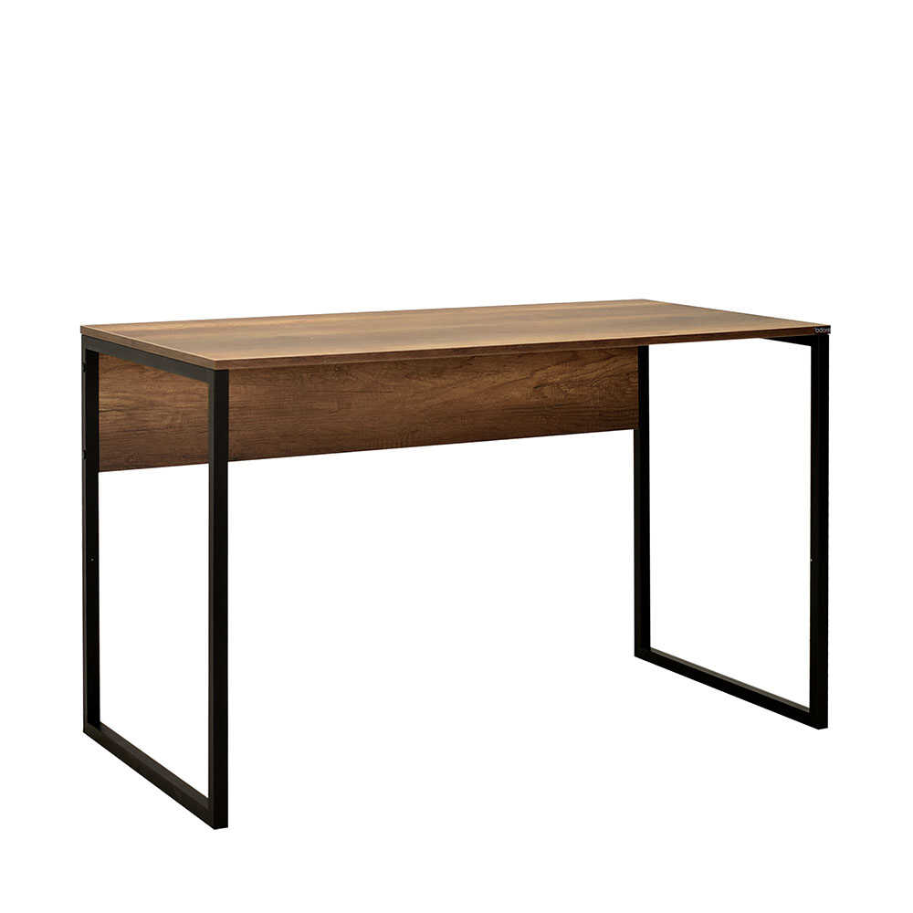 Γραφείο “OSLO” σε χρώμα καρυδί/μαύρο 120x60x77