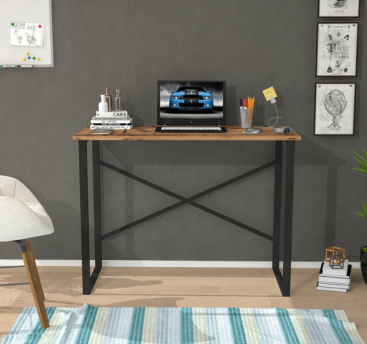 Γραφείο εργασίας “IOLI” σε χρώμα σονόμα 90x45x72