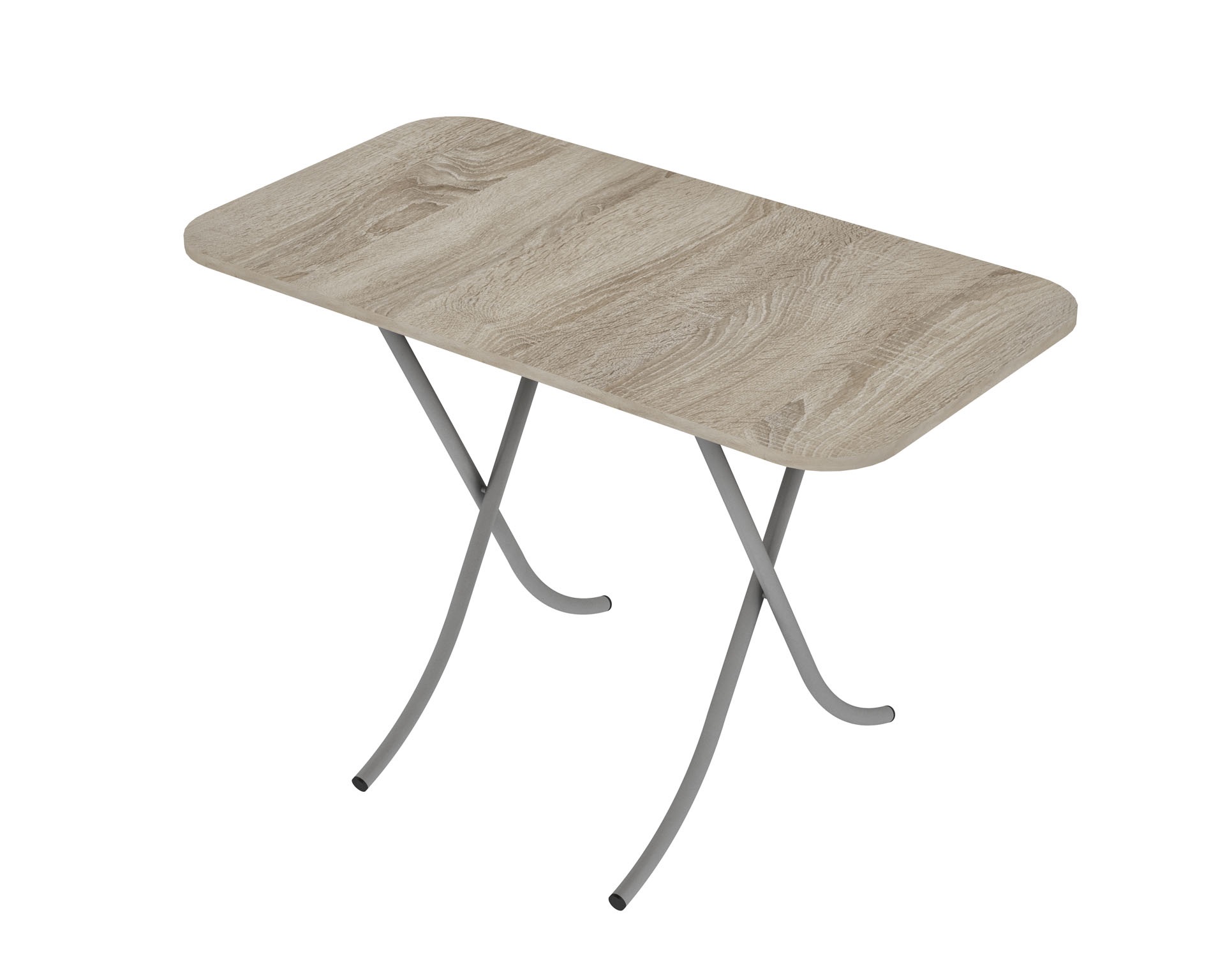 Tραπέζι “MOUNTAIN TOP” πτυσσόμενο από mdf/μέταλλο σε χρώμα σονόμα 110x60x75