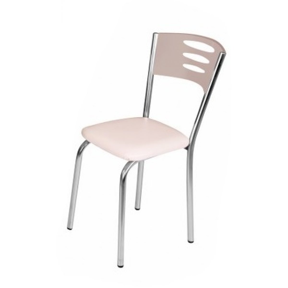 Καρέκλα “RONY” από μέταλλο/mdf σε χρώμα σονόμα 39x39x88