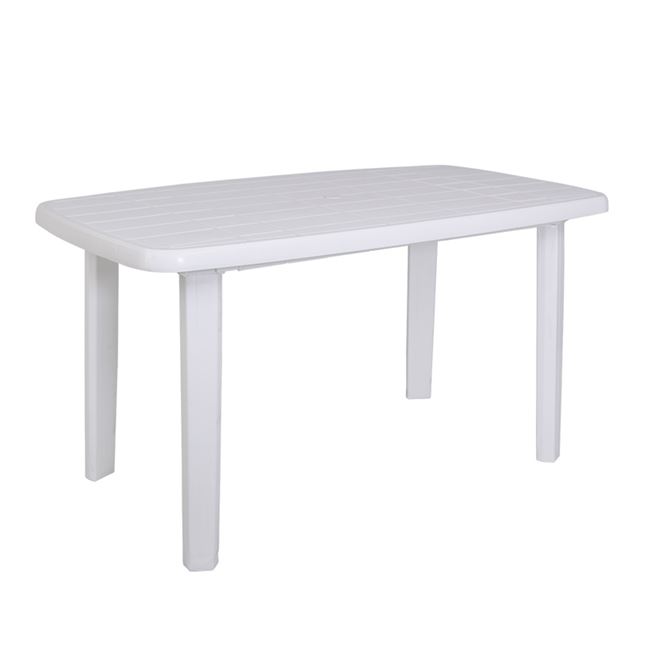 Τραπέζι “SORRENTO” πλαστικό οβαλ σε χρώμα λευκό 140x80x72