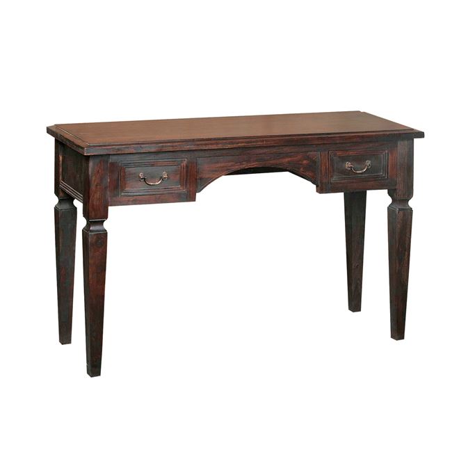 Κονσόλα/γραφείο “CLASSIC” χρώματος καρυδί 120x40x76