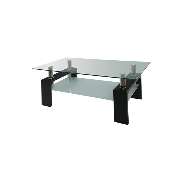 Τραπεζάκι σαλονιού “CAMERON” σε μαύρο χρώμα 110x60x45