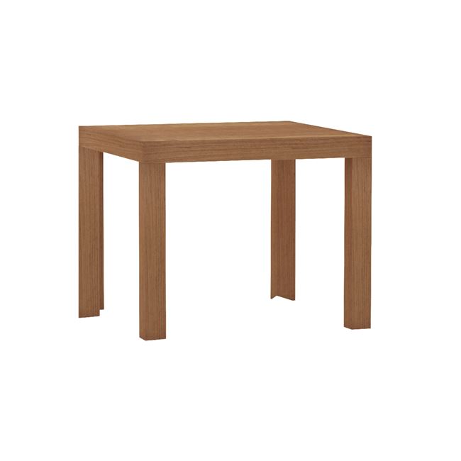 Τραπεζάκι σαλονιού “DECON” σε κερασί χρώμα 55x55x45