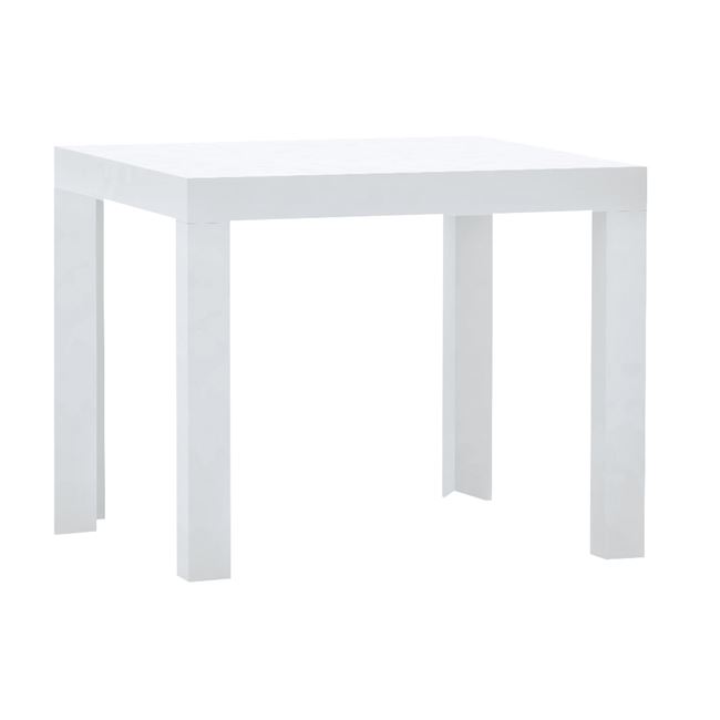 Τραπεζάκι σαλονιού “DECON” σε λευκό χρώμα 55x55x45