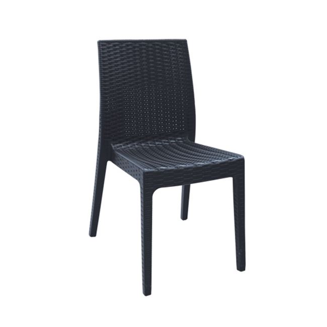 Καρέκλα “DAFNE” πολυπροπυλένιο σε ανθρακί χρώμα 46x55x85