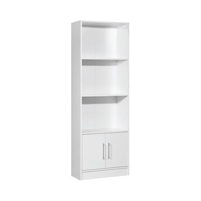 Βιβλιοθήκη “DECON” σε λευκό χρώμα 60x29x180