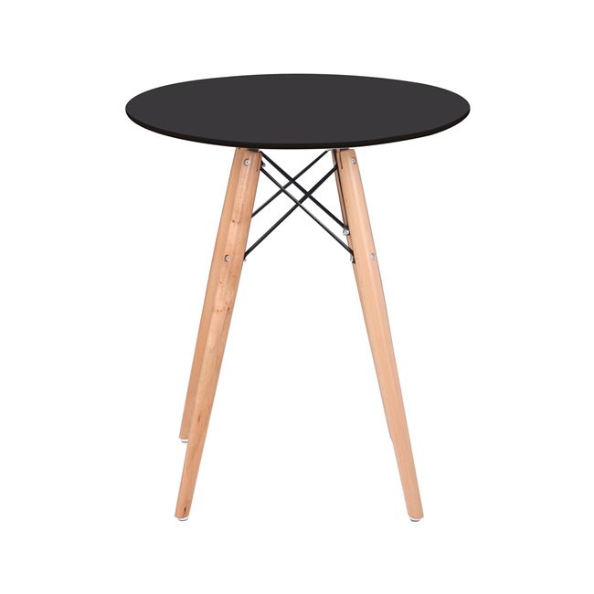 Τραπέζι “ART Wood ” σε χρώμα μαύρο 60×68