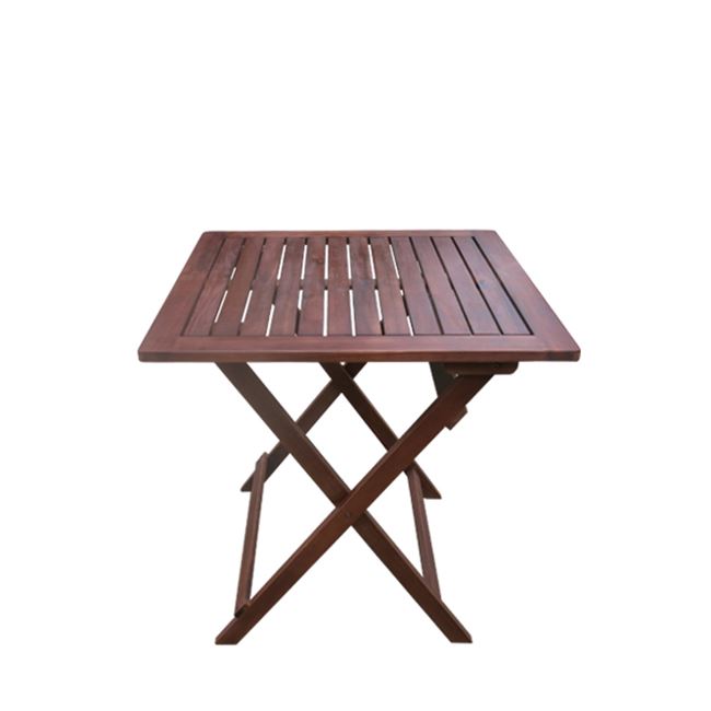 Τραπέζι “EASY” πτυσσόμενο σε χρώμα καρυδί 60x60x70