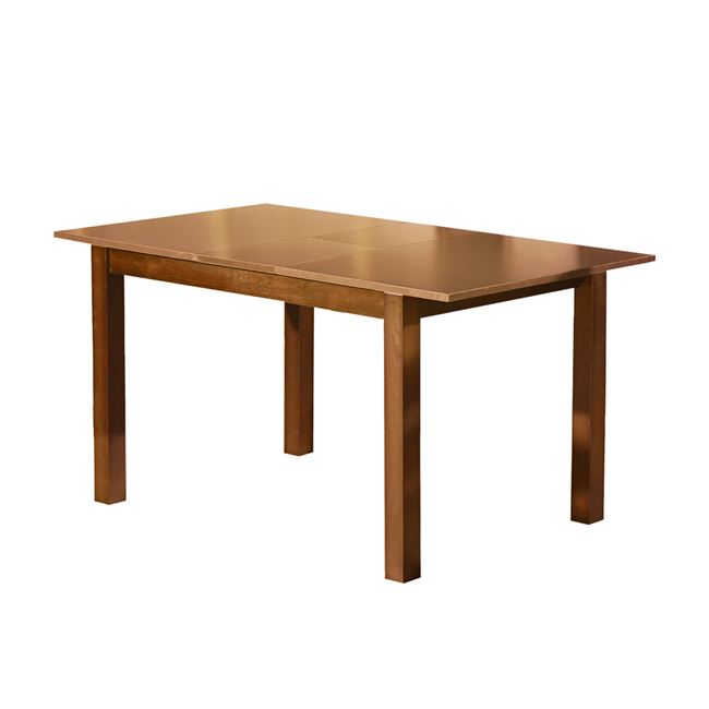 Τραπέζι "MILLER" επεκτεινόμενο σε καρυδί ανοιχτό χρώμα 120+30x80x74
