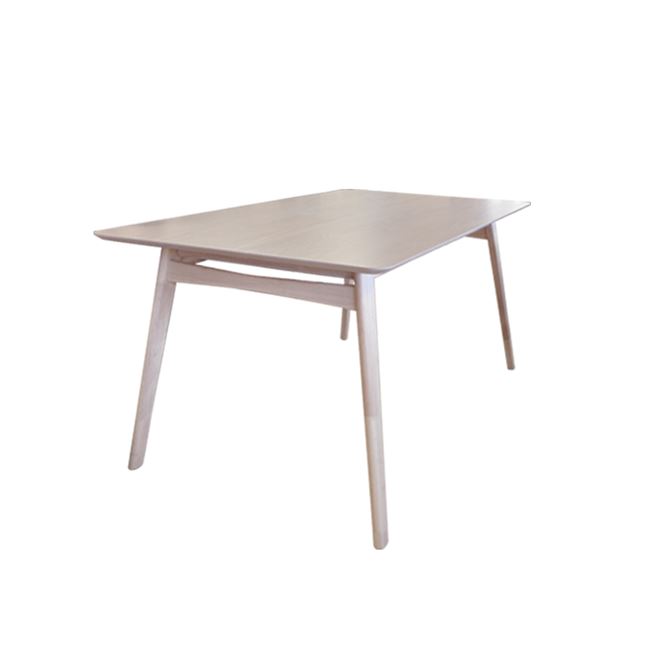 Τραπέζι “DORIS” σε white wash χρώμα 150x90x75