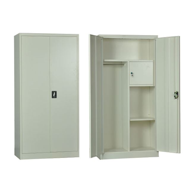 Ντουλάπα “LOCKER” μεταλλική με εσωτερικό ντουλάπι, σε λευκό χρώμα 90x45x185