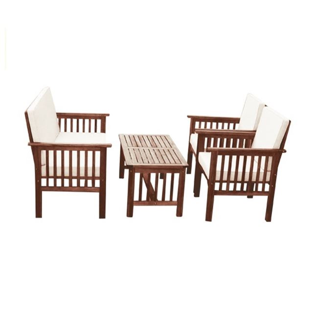 Σετ κήπου “ORIENT” ξύλο acacia σε σκούρο καρυδί χρώμα 120x66x82
