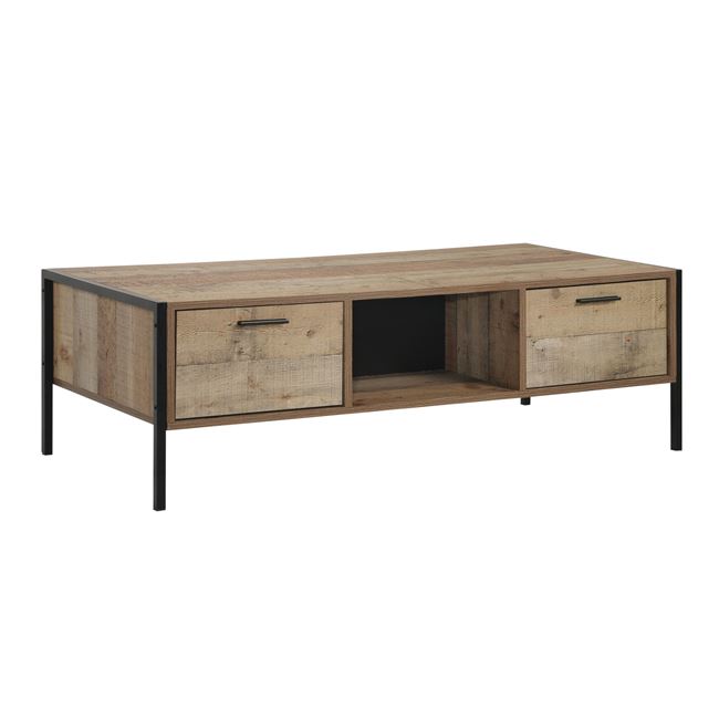 Τραπεζάκι σαλονιού “PALLET” σε χρώμα antique oak 124x60x40