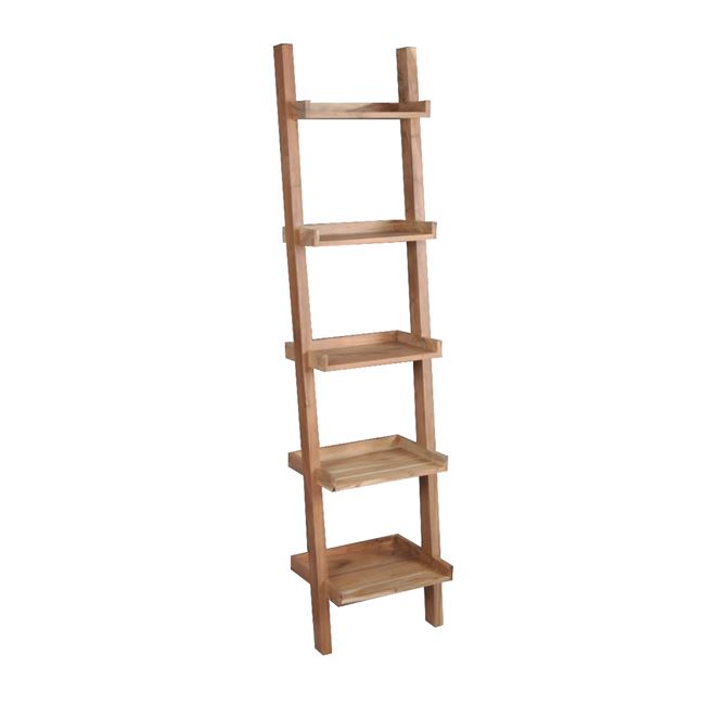 Ραφιέρα “LADDER” από ακακία σε φυσικό χρώμα 45x35x190