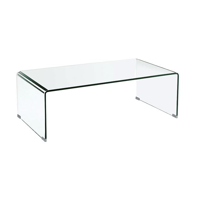Τραπέζι σαλονιού “GLASSER” γυάλινο 110x55x35
