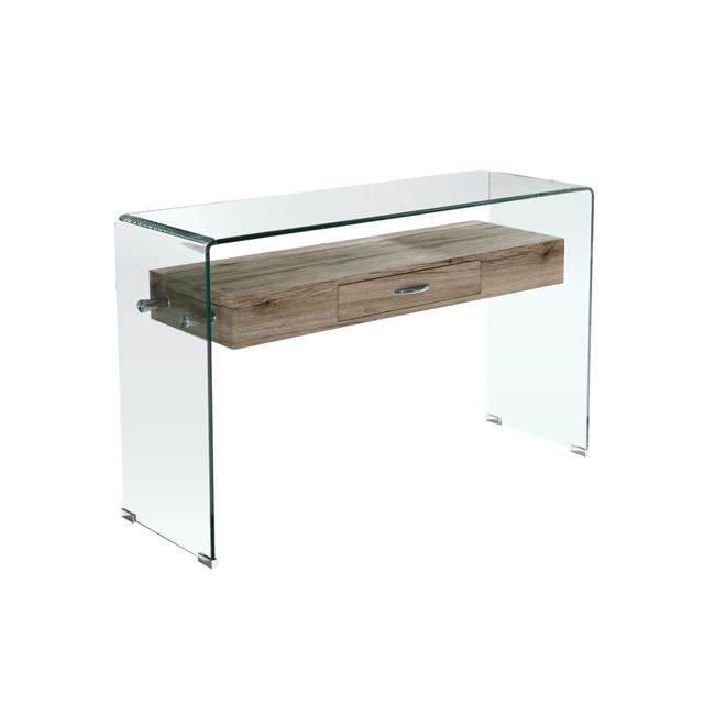 Κονσόλα “GLASSER” από γυαλί διάφανο 120x40x75