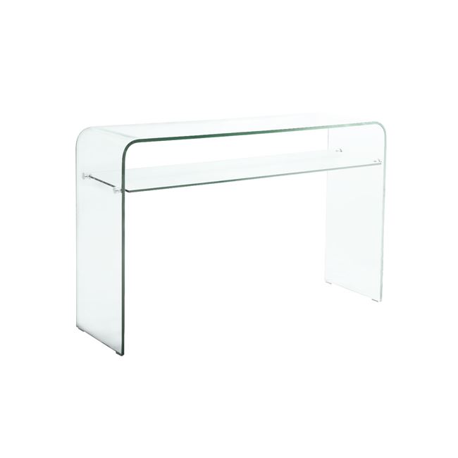 Κονσόλα “GLASSER” γύαλινη διαφανές 110x35x75